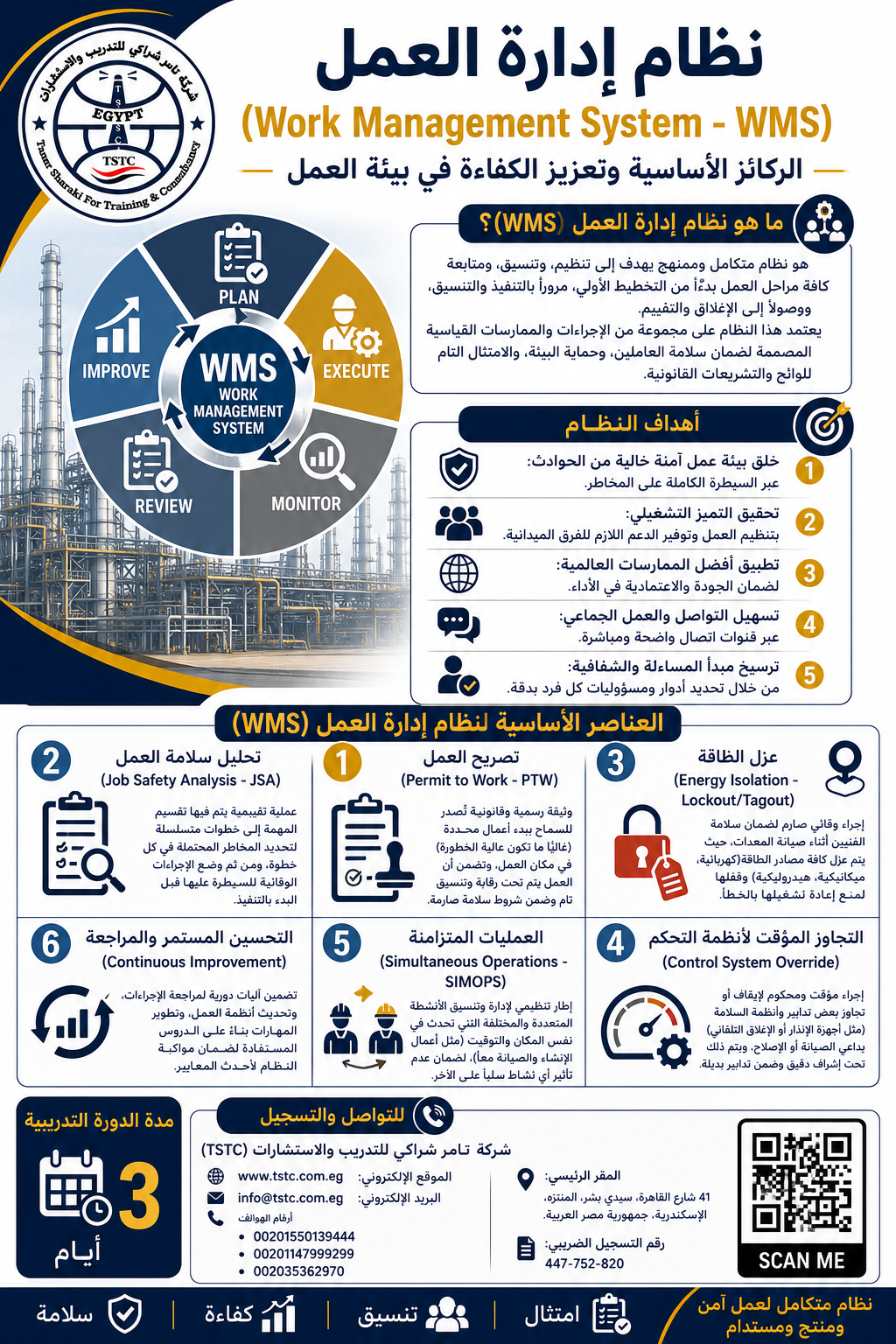 Work management system WMS اعلان