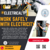 Work safely with electricity العمل بأمان مع الكهرباء