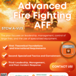 دورة مكافحة الحرائق المتقدمة Advanced Fire Fighting – AFF
