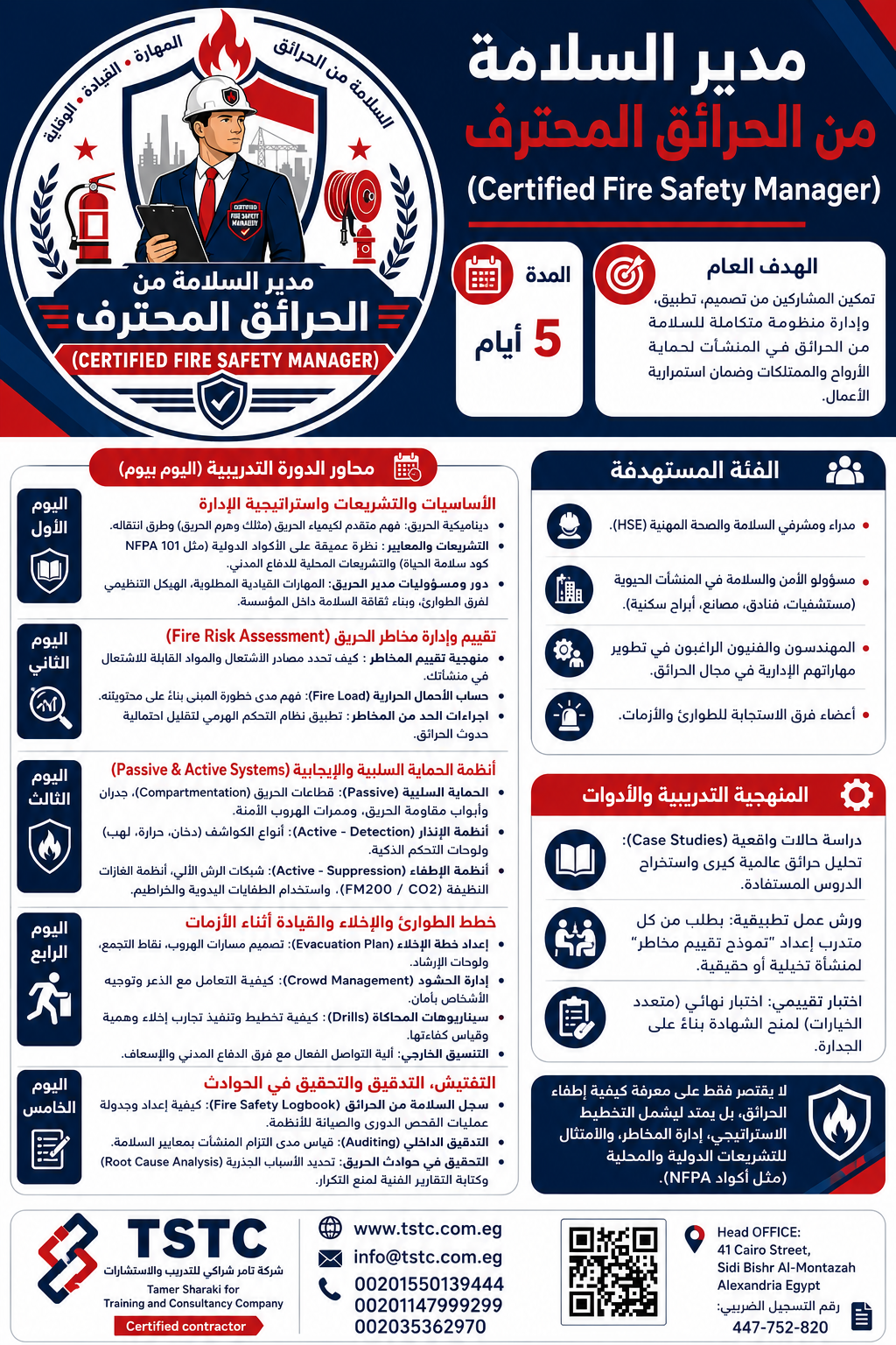 دورة مدير السلامة من الحرائق