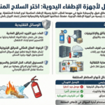 دليل الشرح المصور عن أجهزة الإطفاء اليدوية